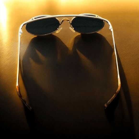 Vintage Porsche Design by Carrera Sunglasses Oval Gold Frame 5681 Australia - Picture 7 of 11